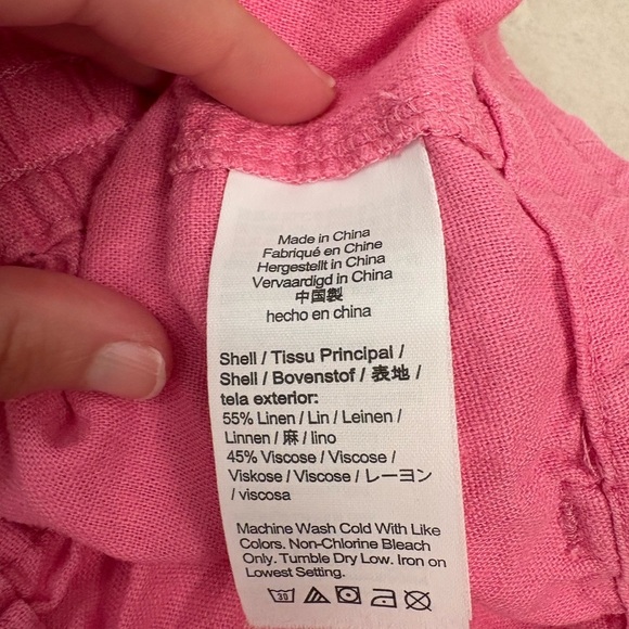 JCrew Factory Linen Blend Drawstring Shorts Bundle Size Small - Picture 12 of 12